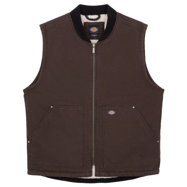 Image of Dickies - Duck Canvas Vest - Freizeitweste Gr L braun