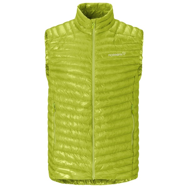 Norrøna Trollveggen Superlight Down800 Vest Donzen bodywarmer Olijfgroen