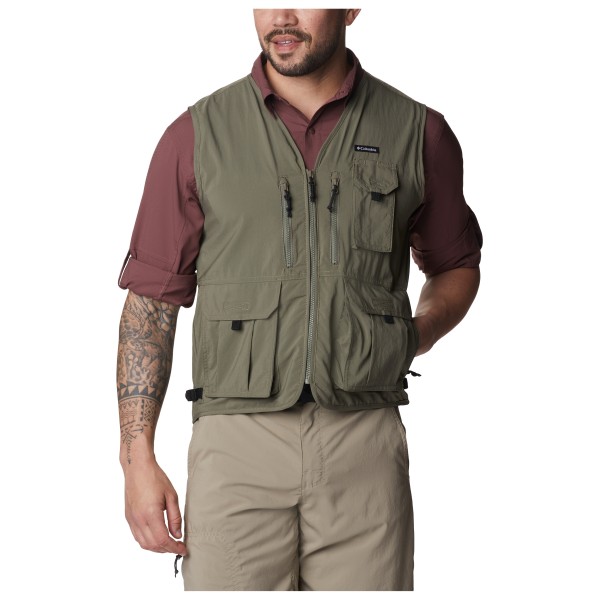 Columbia Silver Ridge Utility Vest Softshellweste Herren Wandern (Gr S |braun)