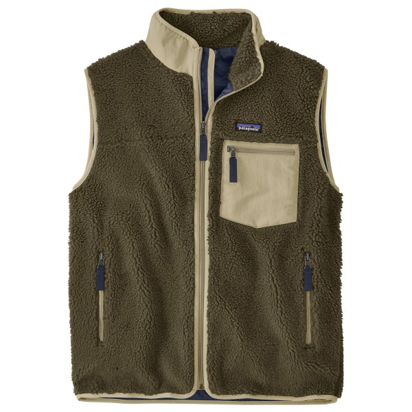 Patagonia Classic Retro-X Vest Fleecebodywarmer /olijfgroen Bruin