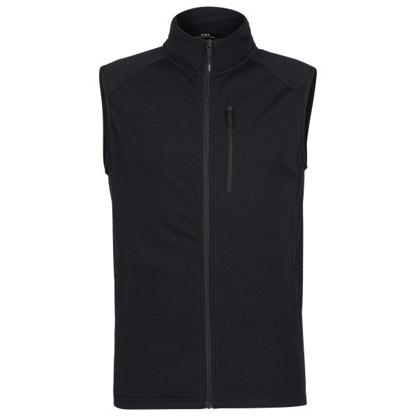 Stoic MerinoFleece270 KuolpaLightSt Vest Merinoweste Herren (Gr S |schwarz)