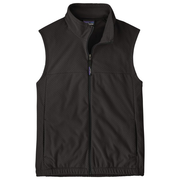 Patagonia Textured Fleece Vest Fleeceweste Herren (Gr S |schwarz)