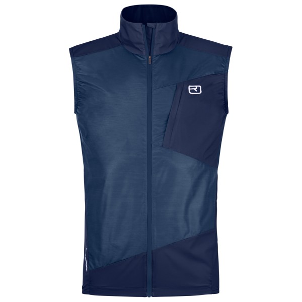 Ortovox – Trace Windbreaker Vest – Merinobodywarmer maat , Blauw
