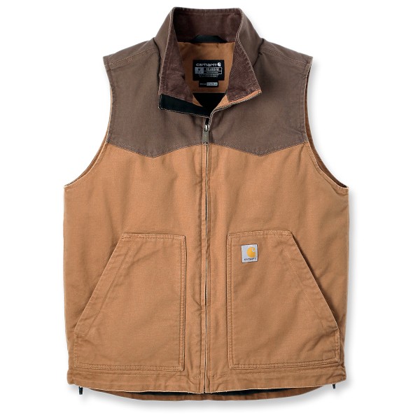 Carhartt Montana Rugged Flex Relaxed Fit Duck Vest Kunstfaserweste Herren (Gr XXL |braun)