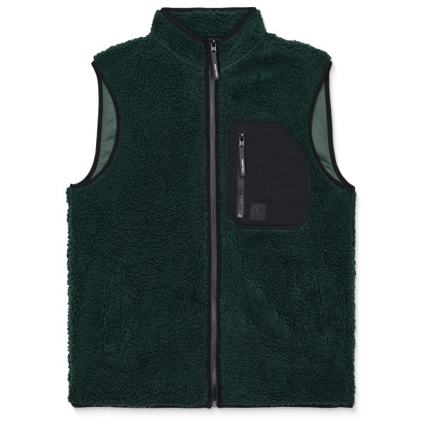 Volcom Muzzer Fuzzar Vest Fleecebodywarmer Zwart