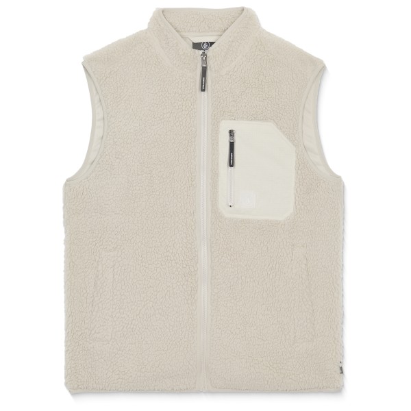 Volcom Muzzer Fuzzar Vest Fleecebodywarmer Beige