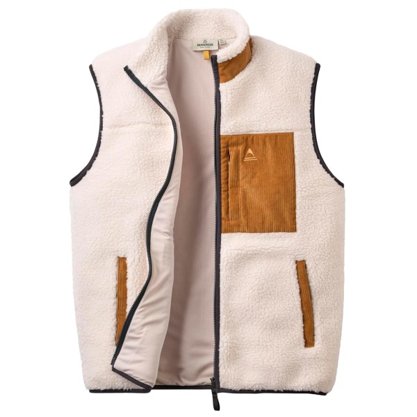Passenger Trekker Recycled Deep Pile Sherpa Vest Fleecebodywarmer Roze