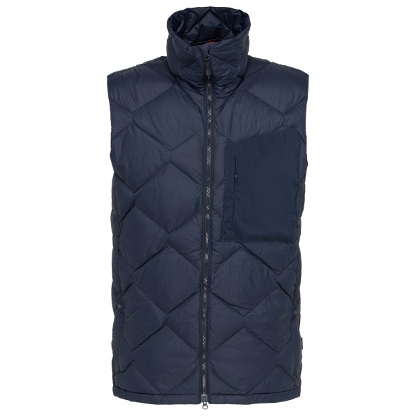 The Mountain Studio Ultralight Down Vest Donzen bodywarmer Blauw