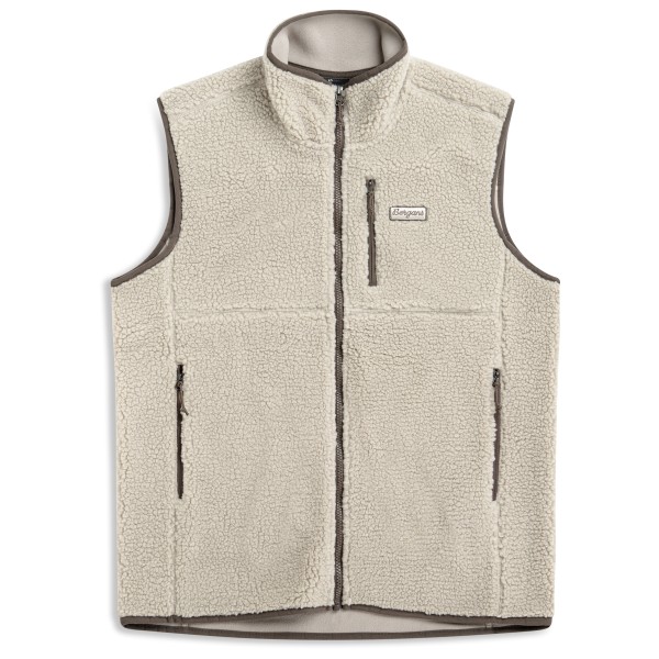 Bergans Lunnan Pile Fleece Vest Fleecebodywarmer Beige