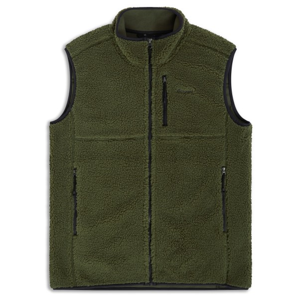 Bergans Lunnan Pile Fleece Vest Fleecebodywarmer Olijfgroen