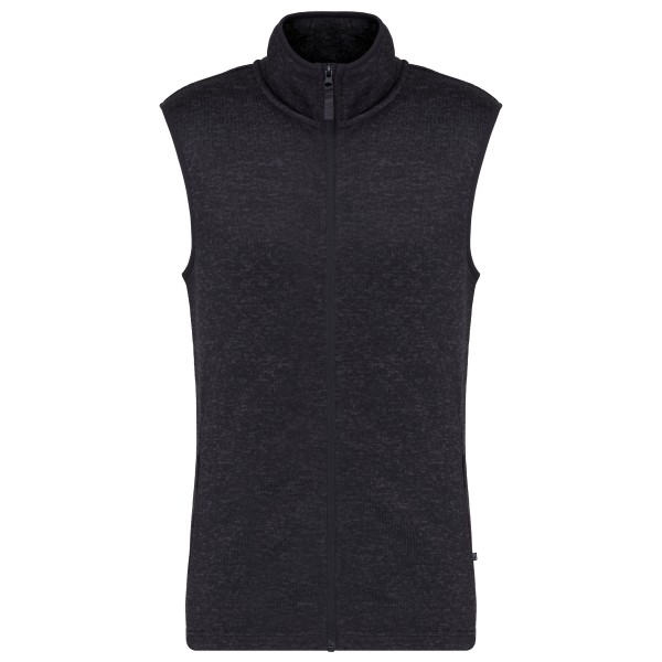 Heber Peak CrownHe. II Knit Vest Fleecebodywarmer Zwart