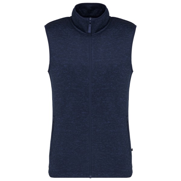 Heber Peak CrownHe. II Knit Vest Fleecebodywarmer Blauw