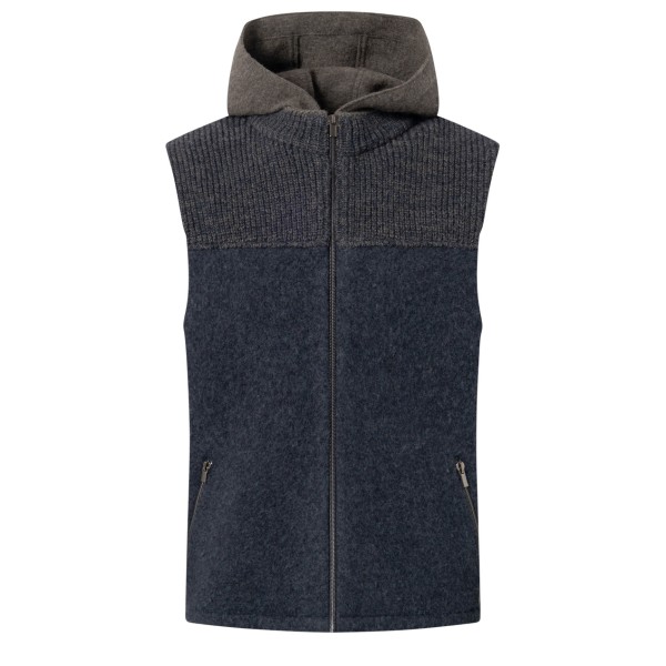 STAPF Georg 2.0 Wollen bodywarmer Blauw