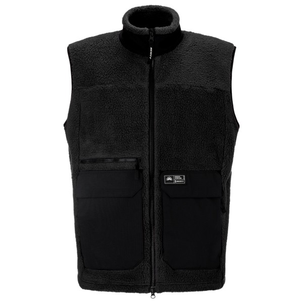 Scott Vest Escape Heritage Pile Fleecebodywarmer Zwart