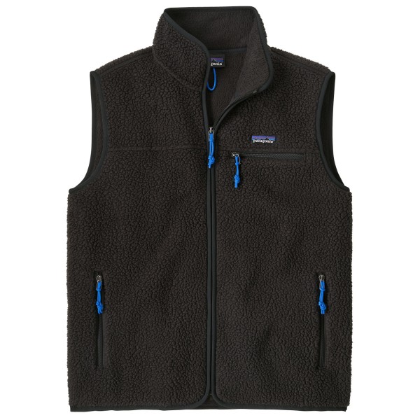 Patagonia - Retro Pile Vest - Fleeceweste Gr S schwarz
