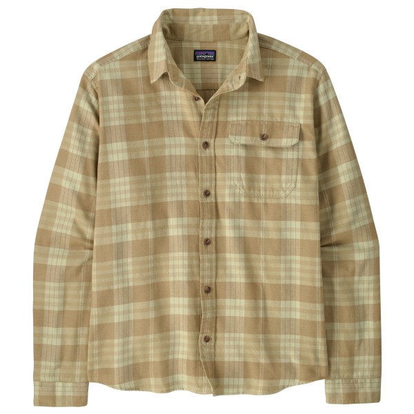 Hemd Patagonia L/S LW Fjord Flannel Shirt Herren (Gr L |beige)