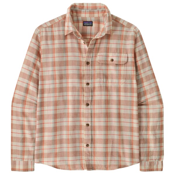 Patagonia L/S LW Fjord Flannel Shirt Hemd Men (Größe XXL |beige)