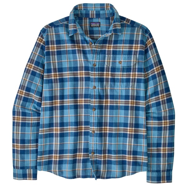 Patagonia L/S LW Fjord Flannel Shirt Hemd Men (Gr XXL |blau)