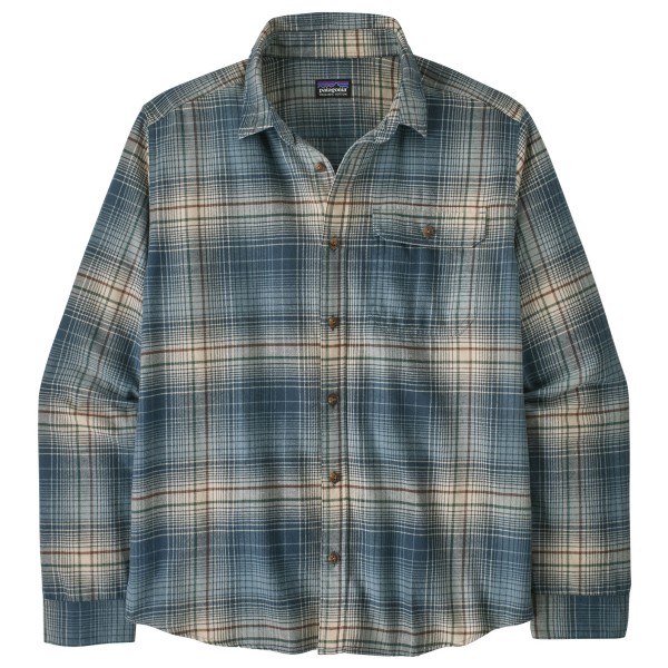 Patagonia L/ LW Fjord Flannel Shirt Overhemd Grijs