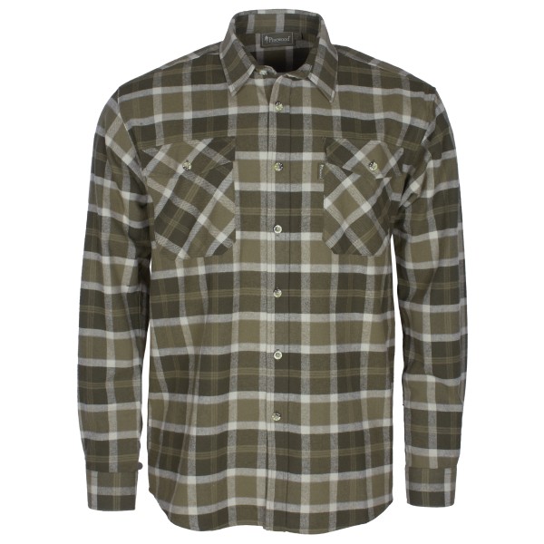 Image of Pinewood - Härjedalen Hemd - Hemd Gr 5XL oliv/grau