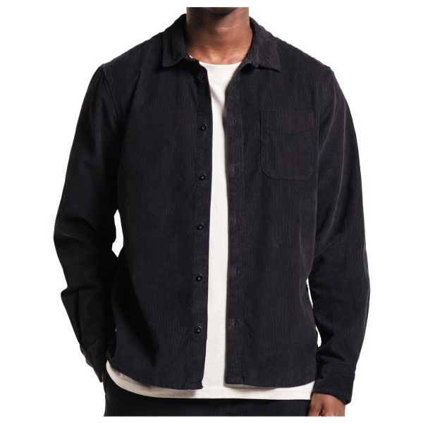Image of DEDICATED - Shirt Varberg Corduroy - Hemd Gr S schwarz