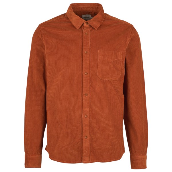 Image of DEDICATED - Shirt Varberg Corduroy - Hemd Gr XL rot