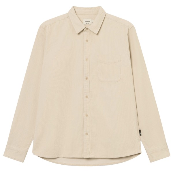 DEDICATED - Shirt Varberg Corduroy - Hemd Gr M beige