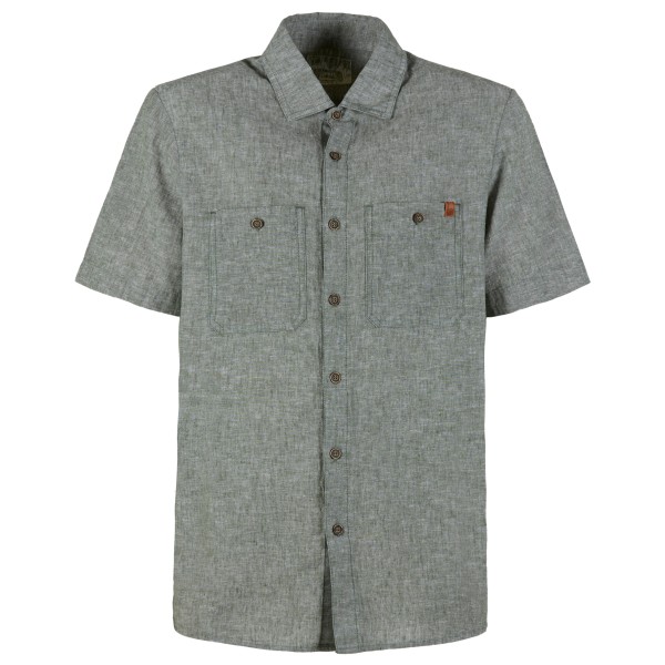 E9 Kiwi Hemd Herren Wandern (Gr L |grau)