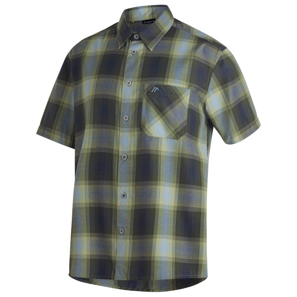 Hemd Maier Sports Mauro Herren (Gr 58 |grau/oliv)