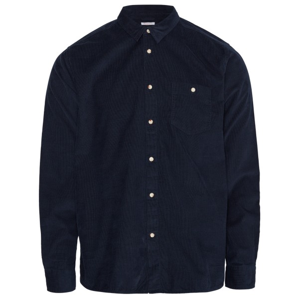 Image of KnowledgeCotton Apparel - Elder Baby Cord Shirt Vegan - Hemd Gr L;XL;XXL blau;braun bei Bergfreunde.ch - der Outdoor Shop