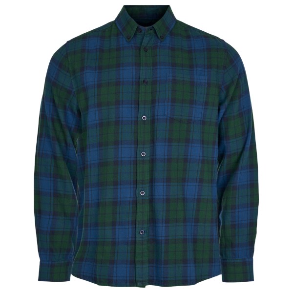 Image of KnowledgeCotton Apparel - Light Flannel Checked Custom Fit Shirt - Hemd Gr L;M;S;XL;XXL blau bei Bergfreunde.ch - der Outdoor Shop
