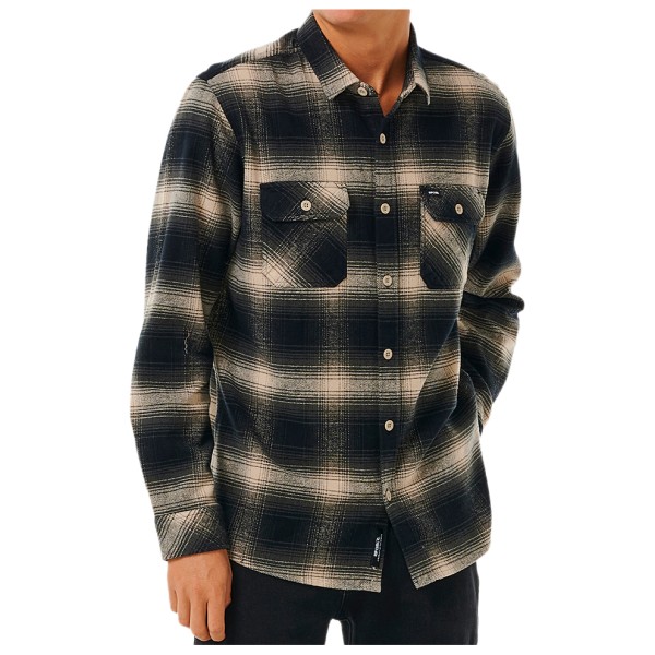 Rip Curl Count Flannel Shirt Hemd Herren (Gr S |schwarz)