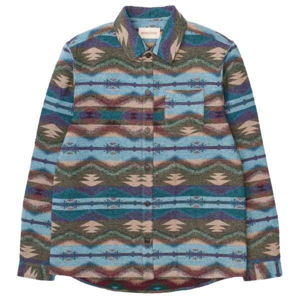 Image of Revolution - Casual Overshirt - Hemd Gr L bunt