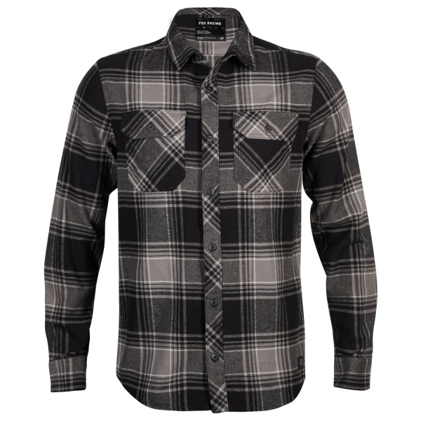 Image of FOX Racing - Traildust Flannel - Hemd Gr L grau/schwarz