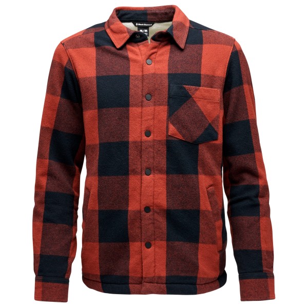 Black Diamond Project Lined Flannel Hemd Herren Wandern (Gr M |rot)