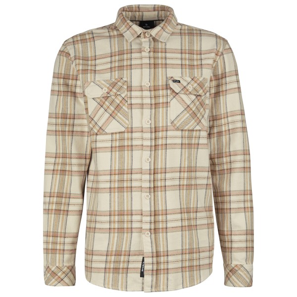 Image of Rip Curl - Griffin Flannel Shirt - Hemd Gr L beige