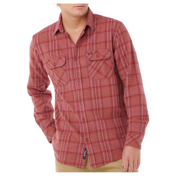 Image of Rip Curl - Griffin Flannel Shirt - Hemd Gr L;M;S;XL;XXL beige;braun