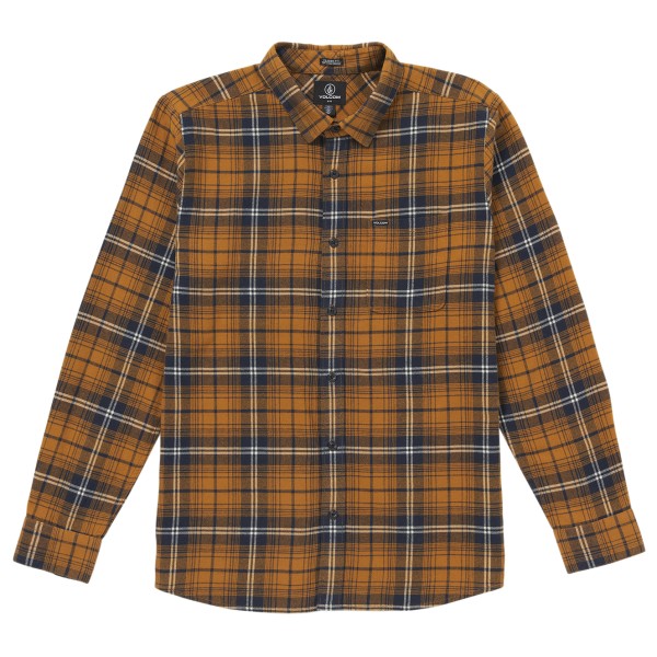 Image of Volcom - Caden Plaid L/S - Hemd Gr L braun
