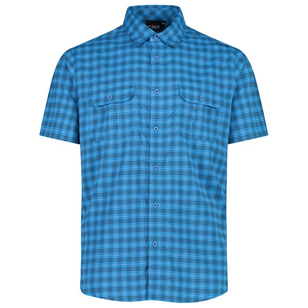 Image of CMP - Shortsleeve Shirt Stretch - Hemd Gr 46;50 grau/blau