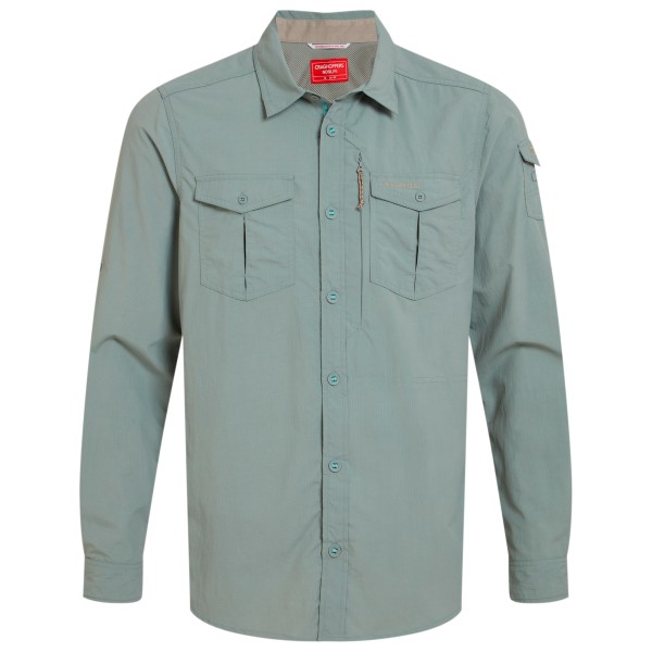 Image of Craghoppers - Nosilife Adventure Langarm Hemd III - Hemd Gr 3XL;4XL;L;M;S;XL;XXL beige;braun;grau