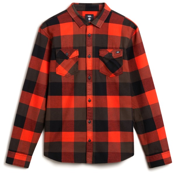 Image of Vans - Box Flannel Classic L/S Woven - Hemd Gr L rot