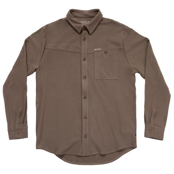 Devold Merino Overshirt Merinohemd Bruin