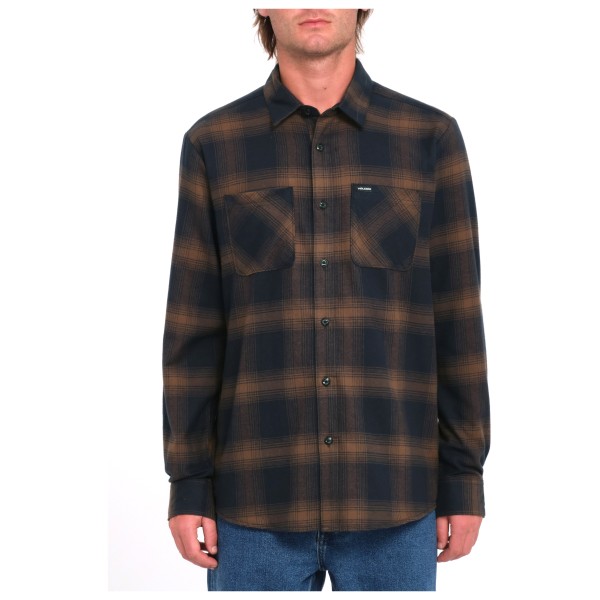 Image of Volcom - Netastone Flannel L/S - Hemd Gr L schwarz