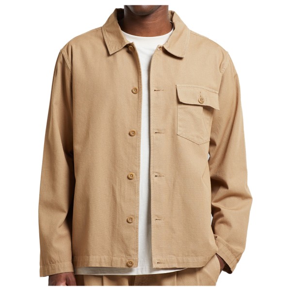 Image of DEDICATED - Jacket Kangos Canvas - Hemd Gr L;M;XL;XXL beige;grau