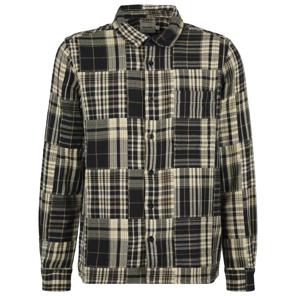 Image of DEDICATED - Shirt Rute Flannel Patchwork - Hemd Gr L grau