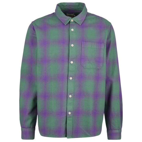 Image of DEDICATED - Shirt Rute Flannel Shadow Check - Hemd Gr L grau