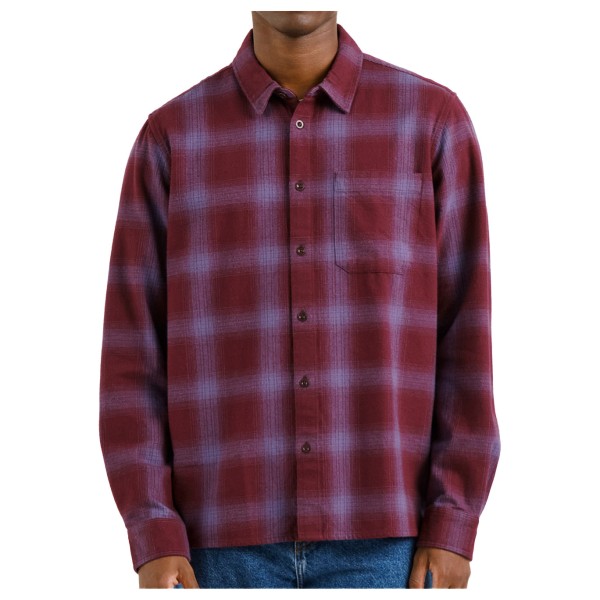 DEDICATED - Shirt Rute Flannel Shadow Check - Hemd Gr L lila