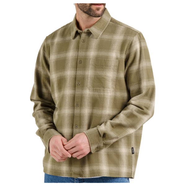 DEDICATED - Shirt Rute Flannel Shadow Check - Hemd Gr XXL beige