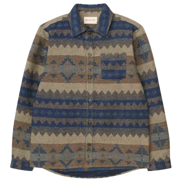 Image of Revolution - Casual Overshirt - Hemd Gr L grau