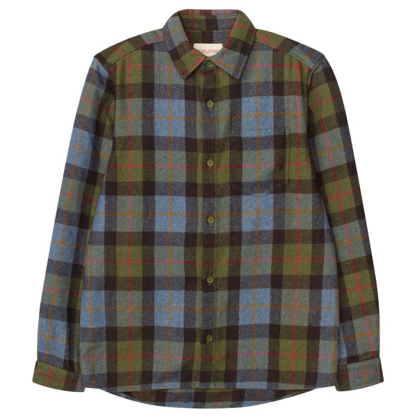 Image of Revolution - Casual Overshirt Checked - Hemd Gr M grau